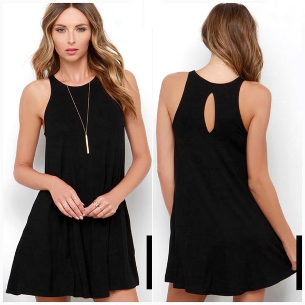 LuLu’s • Black “Topelo Honey” Dress Size Small